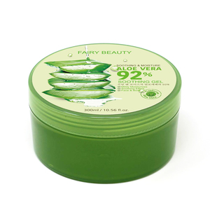 Gel calmante para quemaduras solares y humedad, gel de aloe vera 92% para cara y cuerpo sin residuos pegajosos, marca privada, venta al por mayor - Product Image 2
