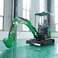 Mini-excavatrice hydraulique à levage facile Euro 5 CE EPA, 1,8 tonne, petite pelle, travaux de terrassement, ingénieur, excavatrice compacte