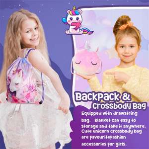 Série Licorne Rêveuse et Magnifique : Tasses à œufs, Veilleuses, Couvertures, Sacs, Masques pour les yeux – Coffret Cadeau pour Enfants, Meilleures Ventes - Product Image 5