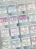 WEKIKOU Gel irisé sans HEMA en gros, 30 couleurs de gel UV effet tourbillon rêveur, échantillon gratuit pour salon de manucure et nail art DIY
