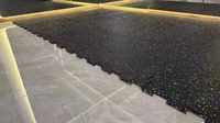 Dalles de sol en caoutchouc emboîtables pour salle de sport - Haute résistance, écologiques, résistantes à l'eau, insonorisées, absorbant les chocs