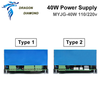 Alimentation électrique pour laser CO2 Dragon Diamond MYJG 40W 50W 60W, alimentation pour découpeuse laser CO2, alimentation pour tube laser