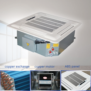 CE 220V-50HZ Rooftop Air Conditioner Unit Water Cooling <b>Heating</b> 8 <b>Tube</b> Type Fan Coil AC Ceiling Mount 340-2380m3/h 1.98-12.6KW F - Product Image 4