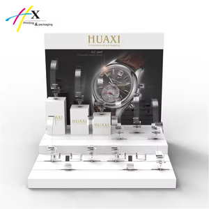 Nhà Máy Giá sang trọng bằng gỗ đồng hồ hiển thị trường hợp Set cho cổ tay xem cửa hàng hiển thị đứng - Product Image 3