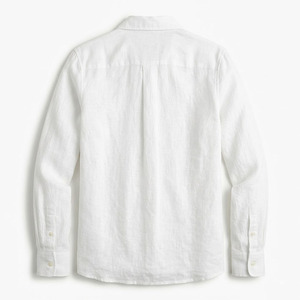 Atacado de Blusas e Camisas Femininas 100% Algodão Manga Regular com Botões Tingimento Liso Formal Decote V Solto Fornecedor de Roupas - Product Image 2