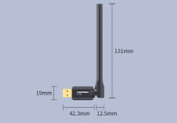 Antenne réglable Comfast CF-B05 Adaptateur BT Puce BT5.1 Installation sans pilote Transmission 30M Usine