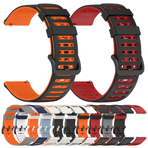 Correa de silicona de 22mm para Huami <span class=keywords><strong>AMAZFIT</strong></span> GTR 4 <span class=keywords><strong>3</strong></span> <span class=keywords><strong>Pro</strong></span> 2 2E 47mm pulsera deportiva para <span class=keywords><strong>AMAZFIT</strong></span> <span class=keywords><strong>BIP</strong></span> 5 GTR 2 2S pulsera suave de banda activa - Product Image 1