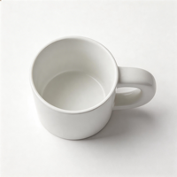 Mug en céramique créatif avec grande poignée - Tasse à eau mignonne et de grande valeur pour cadeaux d'affaires, logo personnalisé