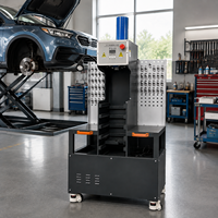 Amsxzo HY-3001 220V Herramienta de Prensa para Bujes de Suspensión de Vehículos de Acero al Carbono, Máquina de Extracción/Instalación de Chasis Automotriz, Reparación de Carcasas Rígidas, 1 Año de Garantía
