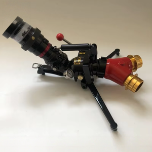 Monitor <span class=keywords><strong>de</strong></span> Agua Contra Incendios Móvil <span class=keywords><strong>de</strong></span> Alta Presión JMFIRE PSY30 <span class=keywords><strong>de</strong></span> Aleación <span class=keywords><strong>de</strong></span> Aluminio Rojo+Negro con Doble Puerto <span class=keywords><strong>de</strong></span> Ataque, Certificado CE - Product Image 2