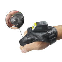 GS02 Effon inalámbrico Bluetooth 1D 2D lector de código QR escáner portátil escáner de código de barras desgastado a mano 1D 2D para almacén