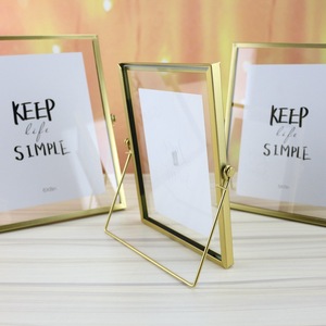 Ameublement personnalité décoration créative décoration fer Art géométrique <span class=keywords><strong>verre</strong></span> métal <span class=keywords><strong>cadre</strong></span> <span class=keywords><strong>Photo</strong></span> tridimensionnel - Product Image 5