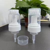 Nouveau Design Brosse Top Nettoyant Pour Le Visage Mousse 43mm Bouteille À Pompe À Mousse Avec Couvercle Tête Moussante