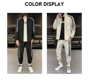Conjunto Deportivo para Hombre, Conjunto de Ropa Casual Juvenil para Primavera y Otoño, Conjunto de Dos Piezas para Hombre - Product Image 5