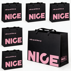 Bolsa de Papel Kraft Biodegradable Ecológica con Logotipo Personalizado, Bolsas de Regalo para Vino de Alta Calidad para Promoción y Compras - Product Image 1