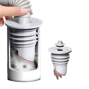 Moderno Anti-odore universale tappo di scarico a pavimento per lavello da cucina bagno tubo fognario con anello di <span class=keywords><strong>tenuta</strong></span> a scomparsa bocchino Design - Product Image 1