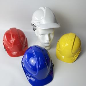 หมวกกันน็อคก่อสร้าง ABS สำหรับงานหนักพร้อมเปลือกเสริมสำหรับป้องกันแรงกระแทกตัวเลือกโลโก้แบบกำหนดเองสำหรับทีมทำงาน - Product Image 1