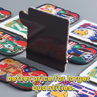Aimants de réfrigérateur flexibles en acrylique Wanxing, thème dessin animé et anime, personnalisables, accessoires DIY pour