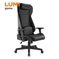 Chaise de jeu robuste en cuir PVC CH09-2, fauteuil inclinable ergonomique, chaise d'ordinateur