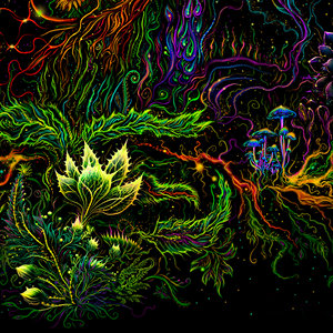 Trippy Art <span class=keywords><strong>tenture</strong></span> murale décor tissu psychédélique tapisseries Mavka forêt toile de fond tapisserie murale pour chambre - Product Image 5