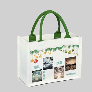 Bolsa de Lona de Algodón Personalizada con Logotipo Impreso en UV, Gran Capacidad, a la Moda, para Mujeres, para Fines Especiales - Product Image 3