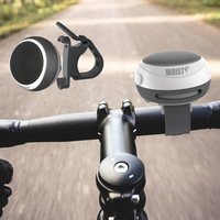 Haut-parleur sans fil portable étanche IPX6 avec lumières, clip pour vélo, accessoires Bluetooth pour le cyclisme
