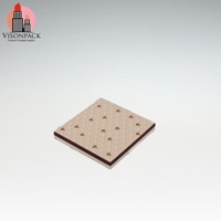 Vossonpack — Palette de fard à paupières vide, étui de 12 couleurs, rectangulaire, Palette de personnel, boîte en plastique, brosse