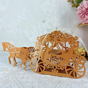 Großhandel Float Candy Boxes Hochzeit Candy Boxes Party und Hochzeits wagen ausgehöhlte Candy Boxes - Product Image 4