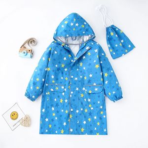 Imperméable à la neige de haute qualité une pièce pour Poncho sac d'école pour filles dessin animé enfants imperméable pour la randonnée activités de plein air - Product Image 6