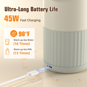 2026 USB Electric Constant Heated Water Cup <b>Temperature</b> Control 500ml Capacity Automatic Shut-off Cordless Car - Product Image 2