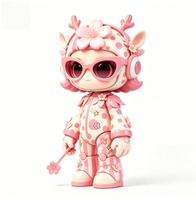 Figurine articulée personnalisée en bois de cerf OEM avec emballage sur mesure – Service de personnalisation direct usine en Chine