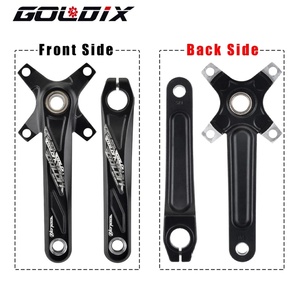 GOLDIX 104BCD Manivelle de vélo de montagne en alliage d'aluminium à dents larges et étroites 170/175 mm Plateau rond/ovale 32T-38T - Product Image 3