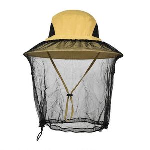 <b>Summer</b> Men and Women Anti-mosquito Quick Dry Breathable Mountaineering <b>Hat</b> Wide Brim Fishing Cap With Mesh protection - Product Image 3