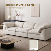 Tissu mélangé écologique viscose, coton et lin pour ameublement de marque, tissu d'ameublement de canapé et de literie