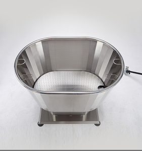 Bañera SPA Redonda de Acero Inoxidable de Gran Capacidad YM-988, Estación de <span class=keywords><strong>Baño</strong></span> y Ducha Medicada 2 en 1 <span class=keywords><strong>para</strong></span> Perros y <span class=keywords><strong>Gatos</strong></span>, en Stock - Product Image 2