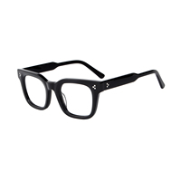 2024 unisexe Vintage carré cadres classique épais optique lunettes marque concepteur acétate cadre