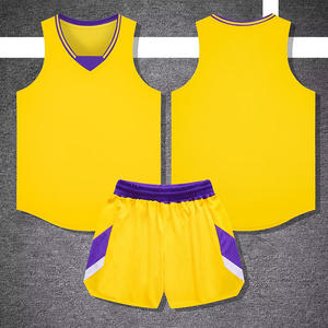 Maillots de basket-ball pour hommes réversibles personnalisés en gros, logo personnalisé, été, grande taille, haute qualité, évacuation de l'humidité, séchage rapide - Product Image 4