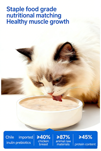 Comida para Gatos en Bolsa de 80g, Nutrición Completa Premium OEM, Leche de Cabra y Carne Desmenuzada, Venta de Fábrica, Alimento para Mascotas - Product Image 4