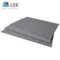 Panneau de support en mousse XPS LUX, noyau en mousse XPS, résistance à la compression de 300-400 kPa, ignifugité B1/B2, garantie 5 ans pour salle de bain