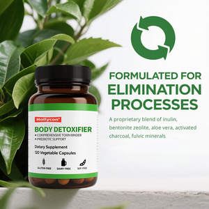 Aglutinante de toxinas integral OEM, soporte prebiótico, inulina, bentonita, carbón activado, minerales Fúlvicos, quitosano, desintoxicante corporal - Product Image 4