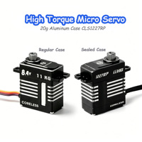 Servomoteur numérique micro AX24 SCX24 11KG 152oz à couple élevé 0.074s 8.4V HV avec engrenages en acier sans noyau 25T pour voiture RC et avion 20g