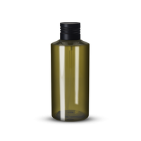 Usine En Gros Vert Ambre 100ml 150ml 200ml Bouteille De Toner De La Peau En Plastique Fenty Bouteilles avec Couvercle En Alumine Noire