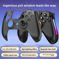 Manette de jeu sans fil en gros avec éclairage RGB, retour de vibration et programmation de macros pour PC