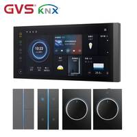 GVS Nouveau Panneau de Contrôle Tactile KNX 7 Pouces pour Système Domatique Intelligent KNX Affichage Automatique Prise en Charge des Appareils et Scénarios KNX