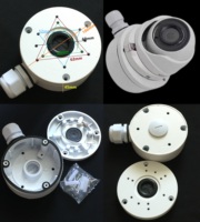 Boîtier de jonction pour caméra CCTV en aluminium, support de montage de caméra extérieur étanche, base de caméra multifonctionnelle