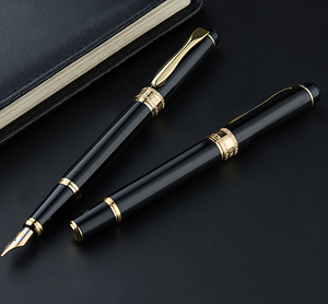 GemFully top notch vendite piccolo MOQ nero in metallo pesante di lusso <span class=keywords><strong>stilografica</strong></span> <span class=keywords><strong>penna</strong></span> regalo premium <span class=keywords><strong>con</strong></span> <span class=keywords><strong>nome</strong></span> - Product Image 4