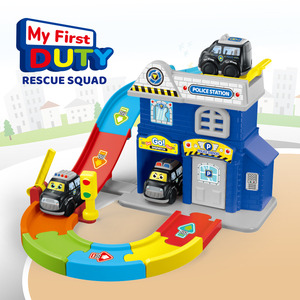 Station <span class=keywords><strong>de</strong></span> sauvetage My Duty, jouet <span class=keywords><strong>en</strong></span> plastique avec circuit <span class=keywords><strong>de</strong></span> voitures <span class=keywords><strong>de</strong></span> ville à roues libres, effets lumineux et sonores, jeu <span class=keywords><strong>de</strong></span> rôle réaliste d'urgence - Product Image 2