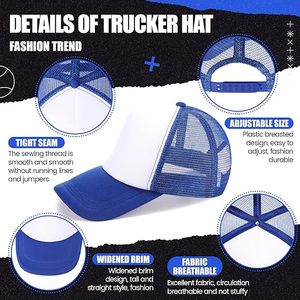 Sombreros de béisbol Unisex de 5 paneles, gorra de camionero de malla de esponja para espuma informal, malla de polietileno, superventas, gorras deportivas personalizadas en <span class=keywords><strong>15</strong></span> colores para adultos - Product Image 4