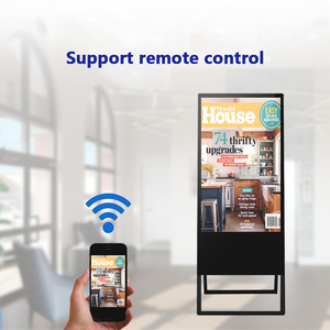 Quán cà phê đường phố 32 inch có thể gập lại trong nhà LCD kỹ thuật số Bảng menu thương mại hiển thị áp phích cho quán cà phê quảng cáo biển - Product Image 5
