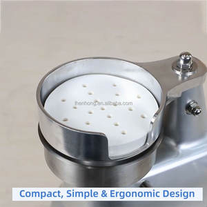 Pressa Manuale per Hamburger in Acciaio Inox per Uso Domestico e Commerciale, Macchina per Preparare Polpette di Carne - Product Image 3